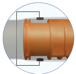 laser drilled